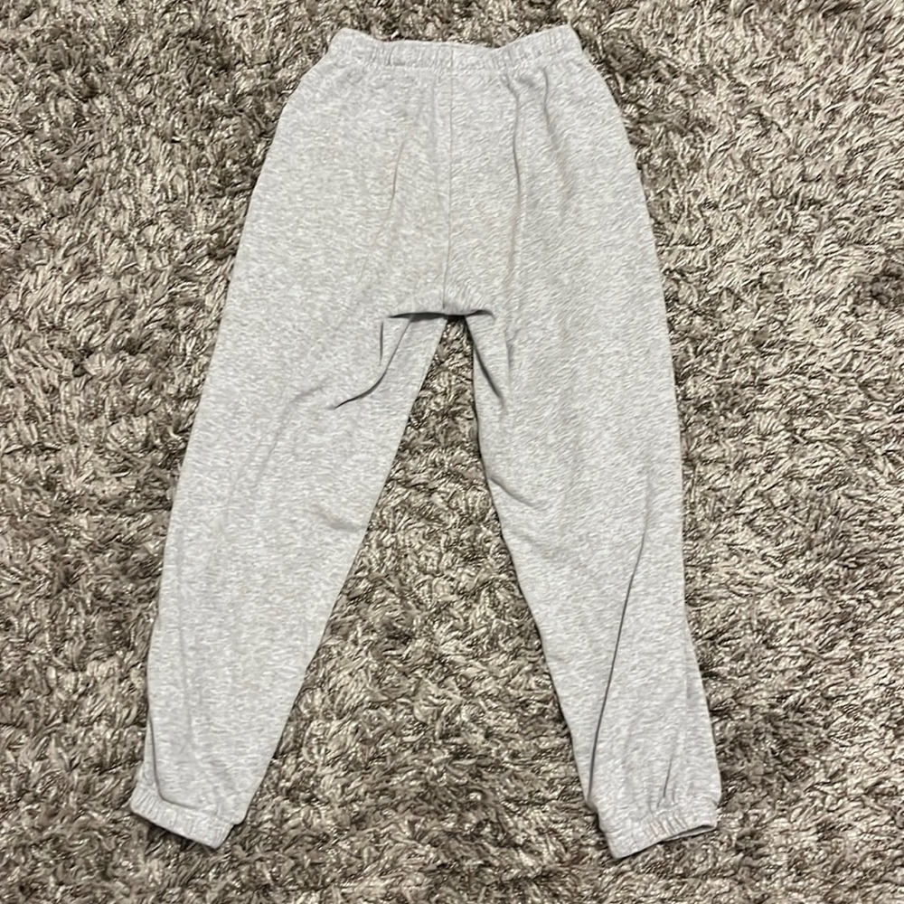 Pacsun Gray Cuffed Sweatpants With Black Tighten Strap - Picture 2 of 2